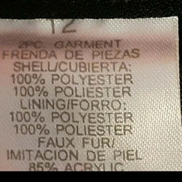 St. Anthony Size 12 Black 2 Piece Skirt Suit WOMEN'S BUSINESS/DINNER/CHURCH - Picture 8 of 10